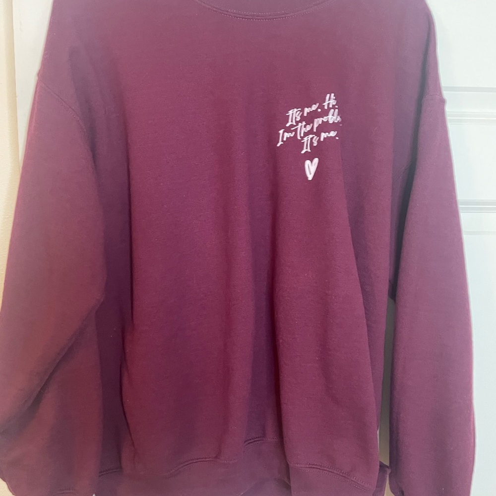 fan merch taylor swift sweater size large
